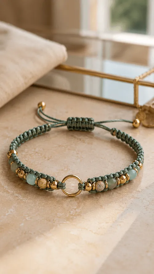 Pulseira de Macramê