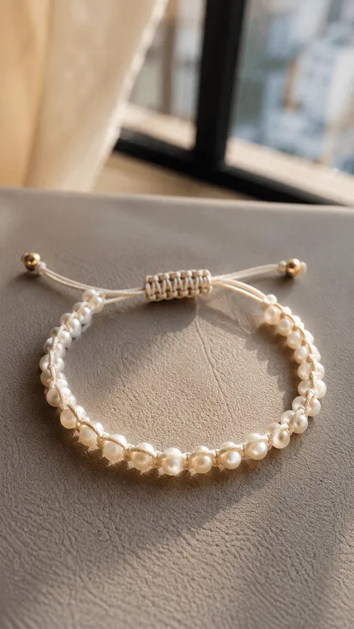 Pulseira de Macramê